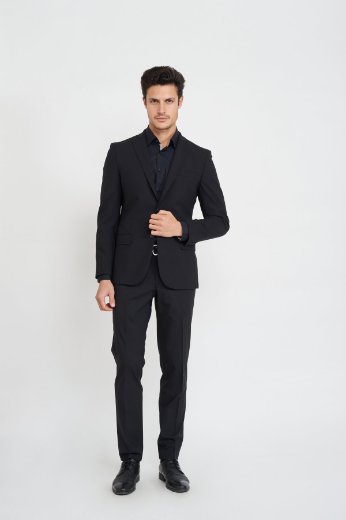 Slika Crni sako od odijela- Slim fit