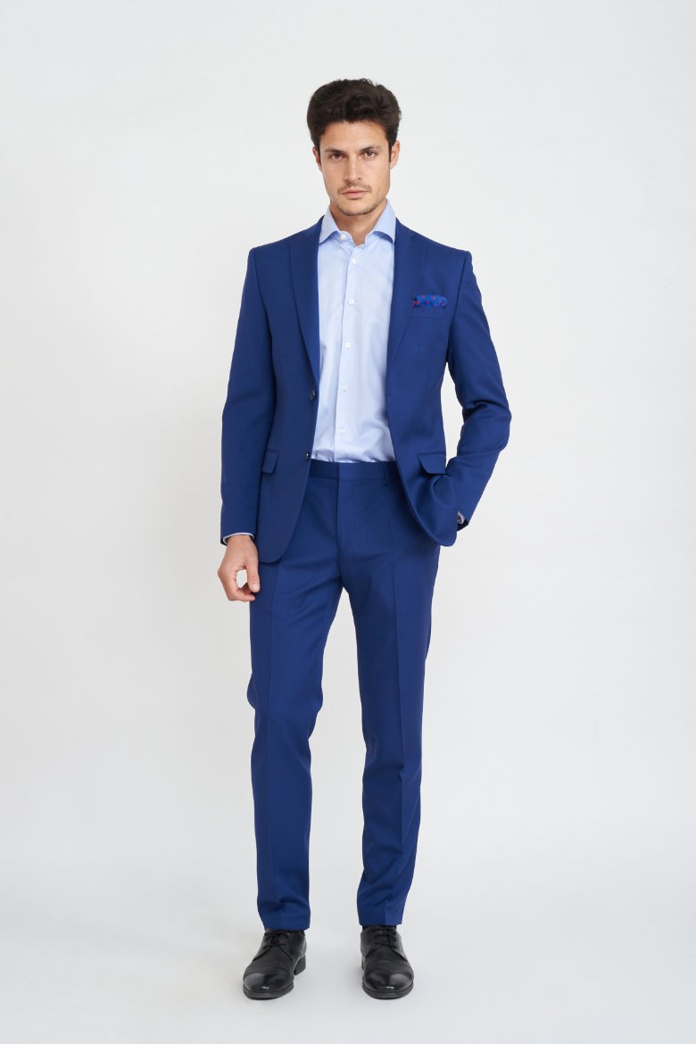 Slika Otvoreno plavi sako od odijela- Slim fit