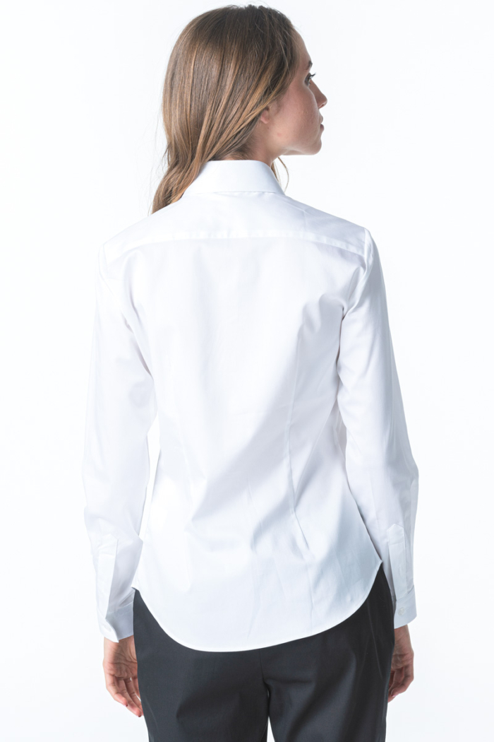 Varteks Bijela ženska košulja sa skrivenim kopčanjem