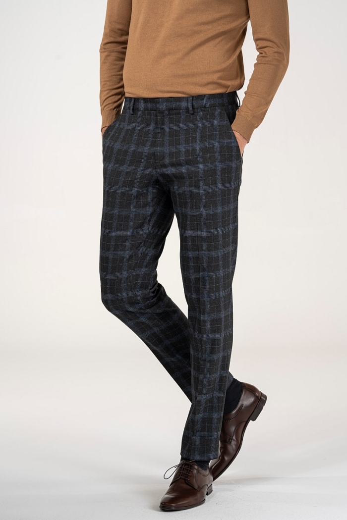 Varteks Men's plaid patterned trousers
