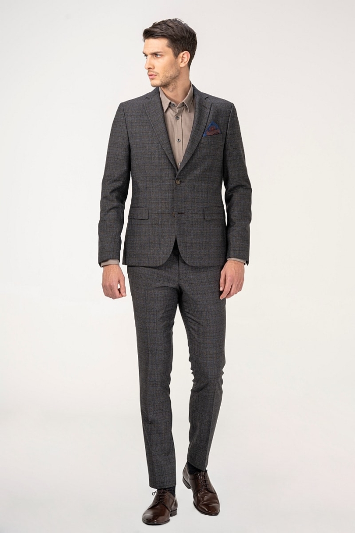 Varteks Suit pants with a decent plaid pattern