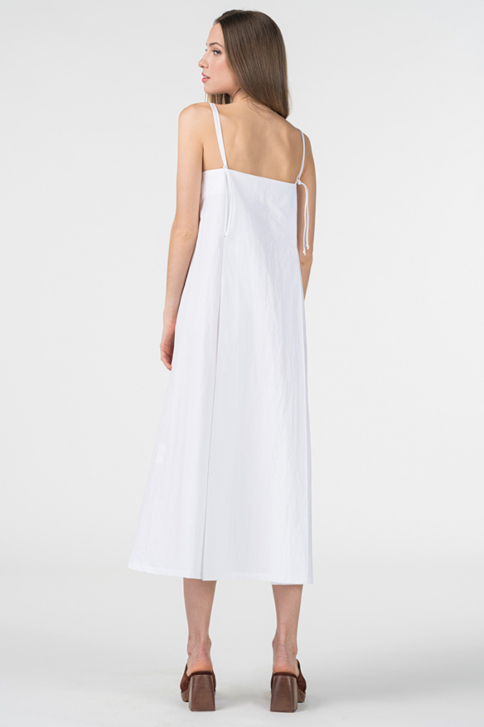 Varteks Duga bijela haljina s naramenicama