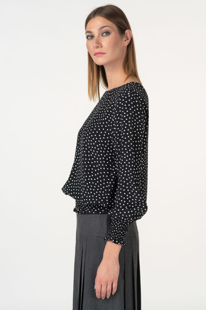 Varteks Women's polka dot blouse