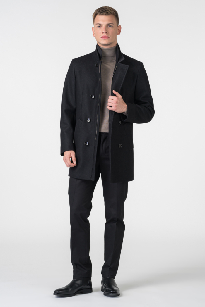 Varteks Men's winter black coat