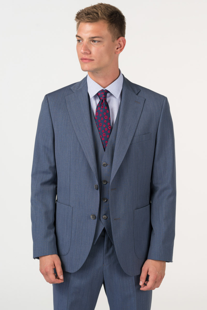 Varteks  Men's suit blazer in denim blue - Regular fit