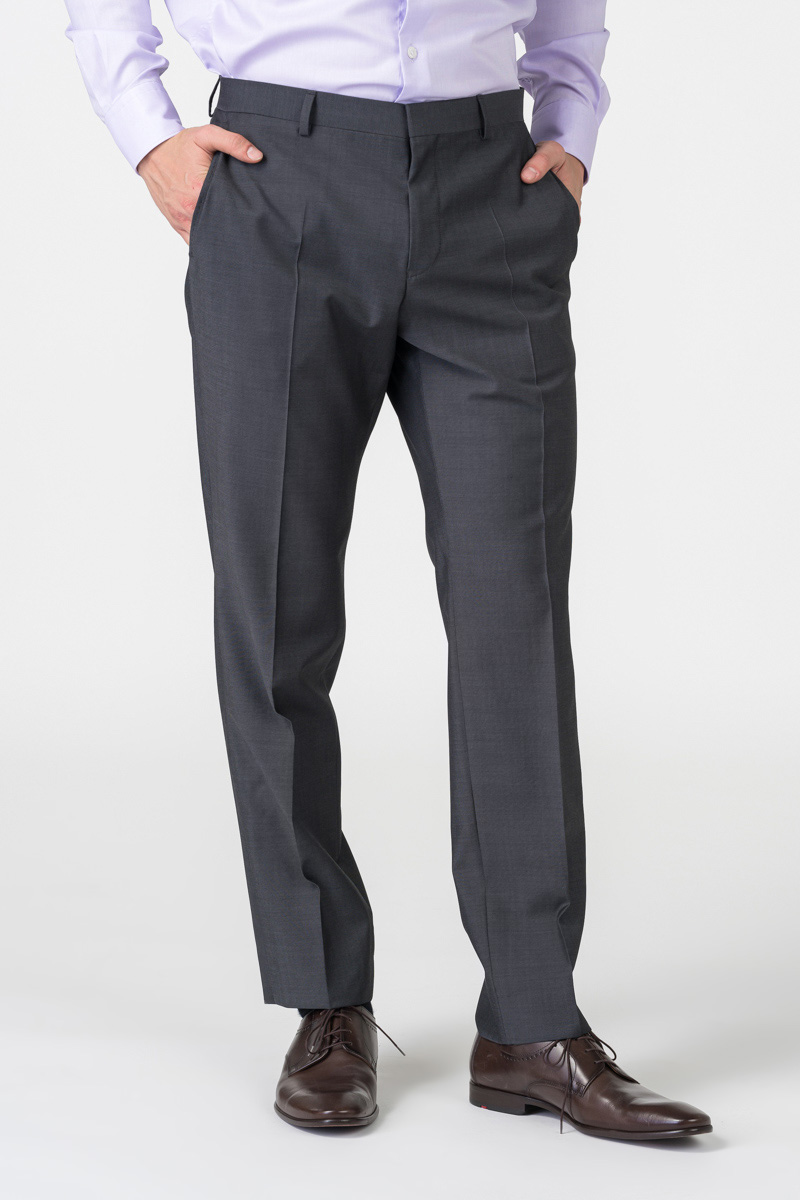 Grey men's suit trousers - Regular fit - Shop Varteks .