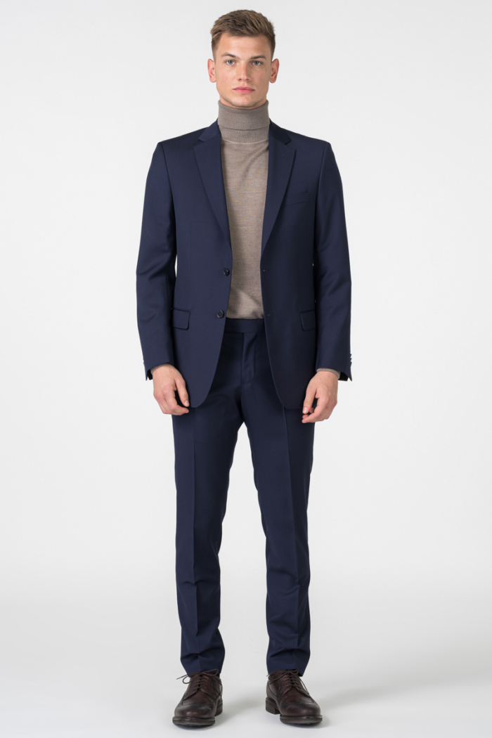 Varteks Men's dark blue suit blazer - Slim fit