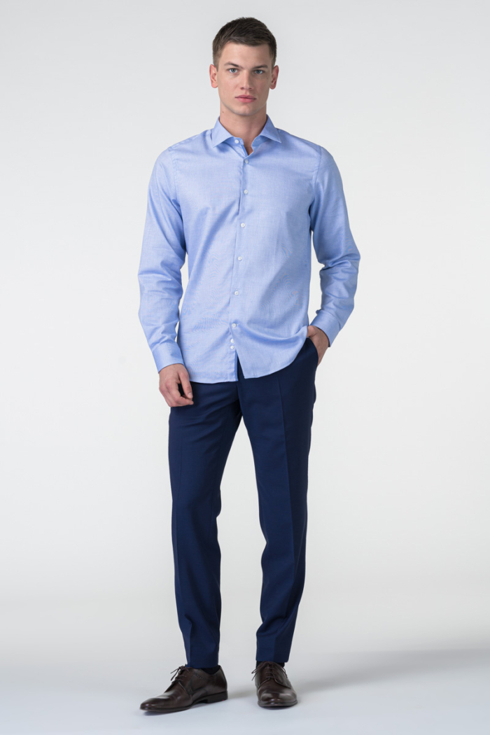 Varteks Men's micro pattern shirt  - Slim fit