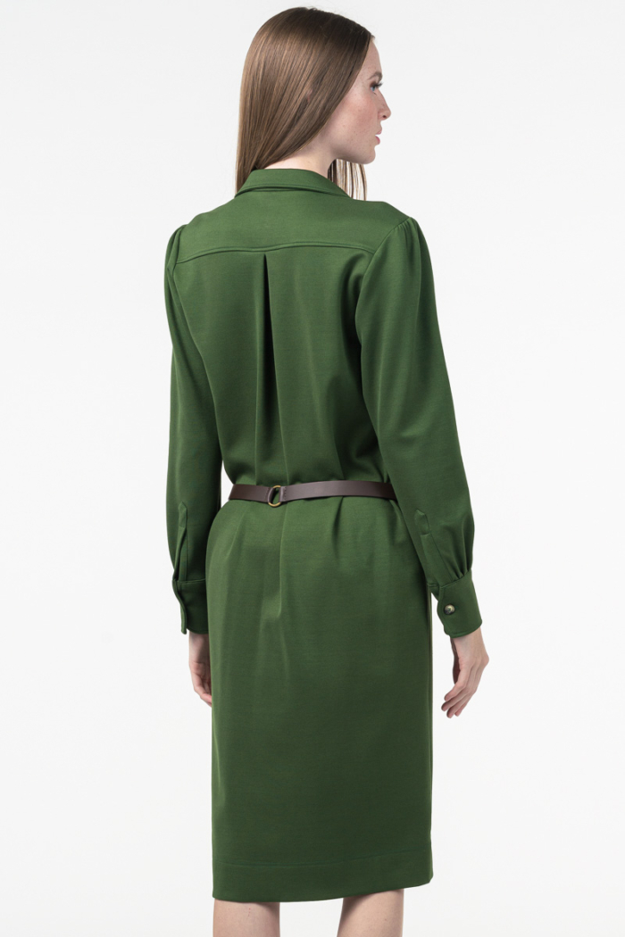 Varteks Zelena ženska haljina s remenom