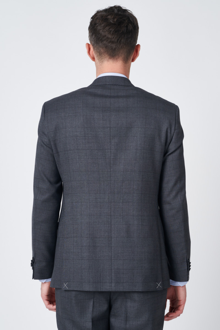 Varteks Limited Edition - Men's grey plaid suit blazer