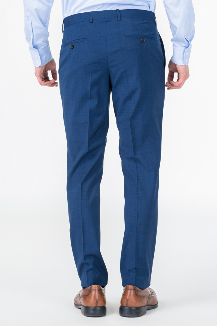 Varteks Men's plaid suit trousers -  Super 110's - Regular fit