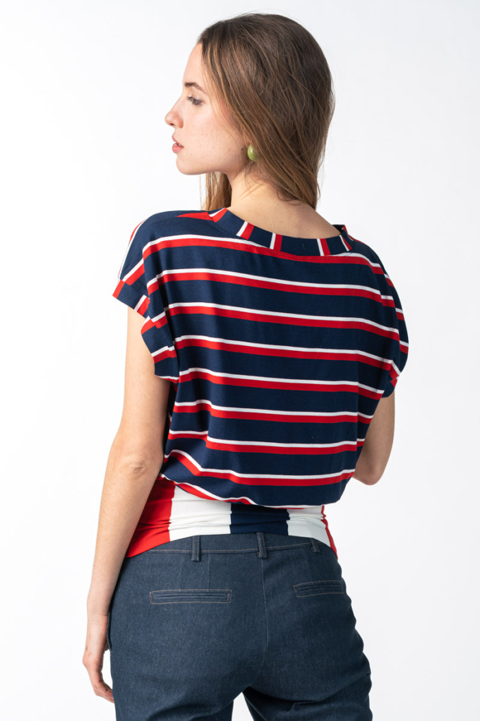 Varteks Women's striped shirt short sleeves