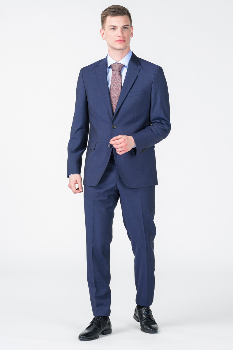 Limited Edition - Dark blue men's suit trousers - Regular fit - Shop ...