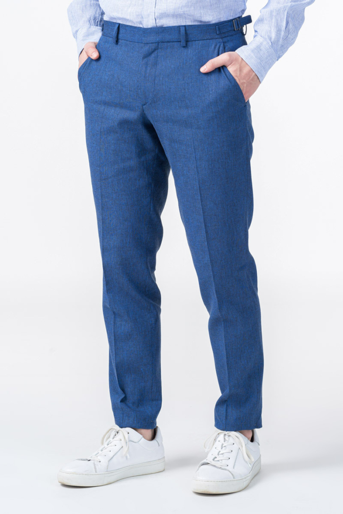Mornarsko plave hlače od odijela - Regular fit