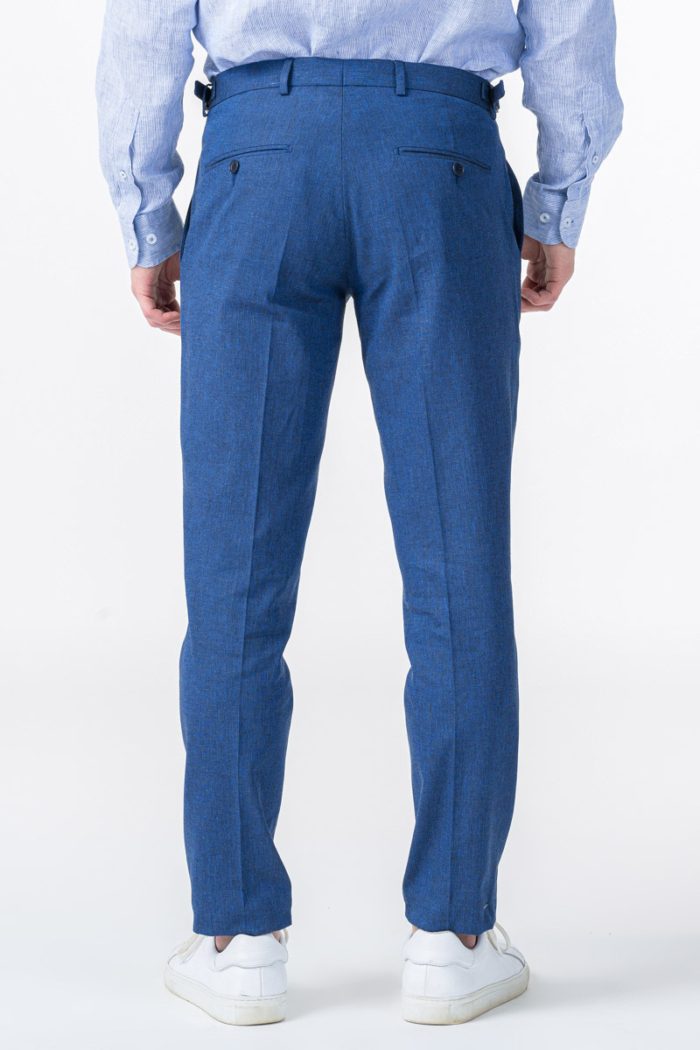 Mornarsko plave hlače od odijela - Regular fit