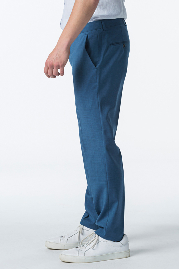 Modern open blue trousers - Slim fit