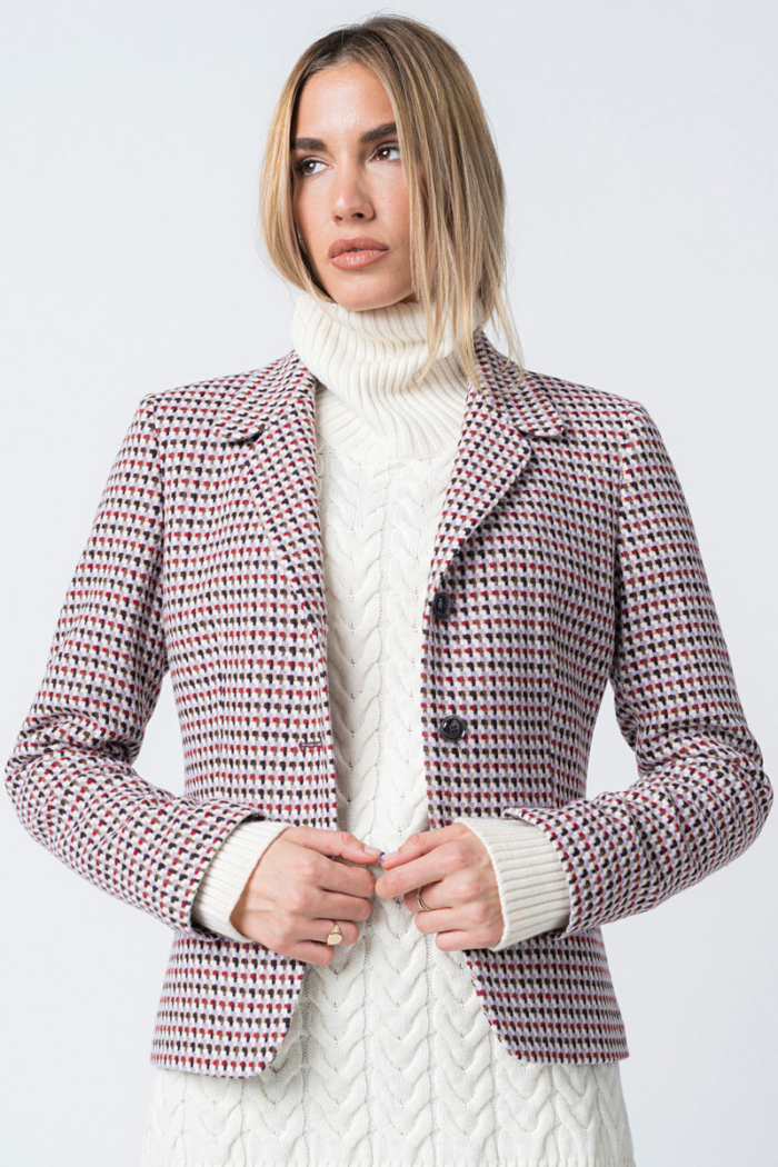 Varteks Classic blazer with a small checkered pattern