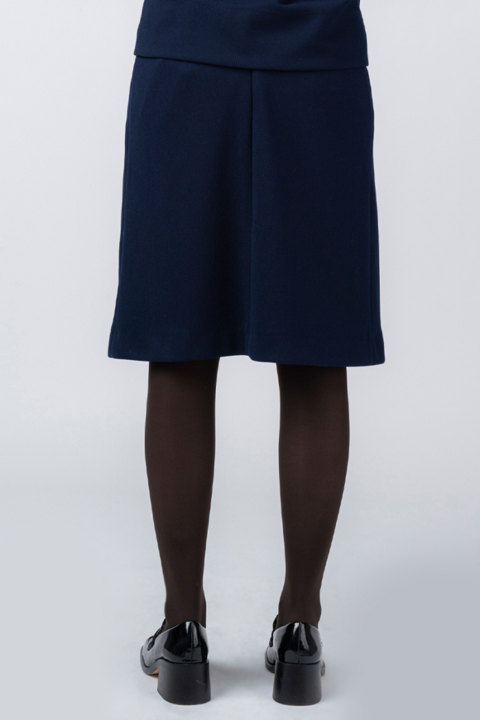Varteks Dark blue A-cut skirt