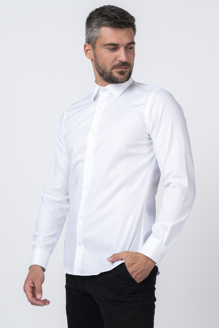 Varteks Klasična bijela muška košulja Royal Oxford - Slim fit