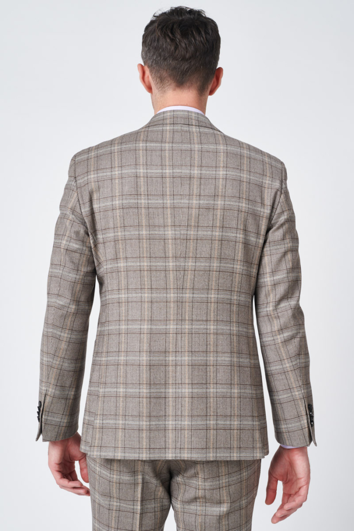 Varteks Brown plaid suit blazer - Regular fit