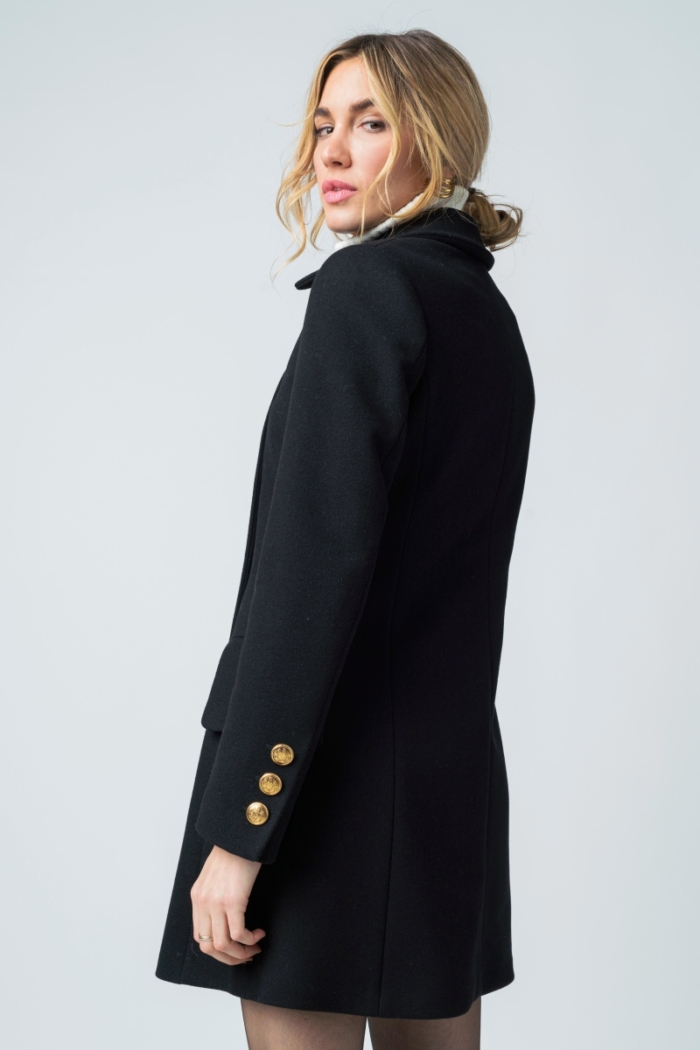 Varteks Elegant black coat