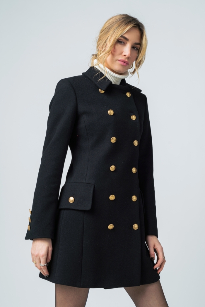 Varteks Elegant black coat