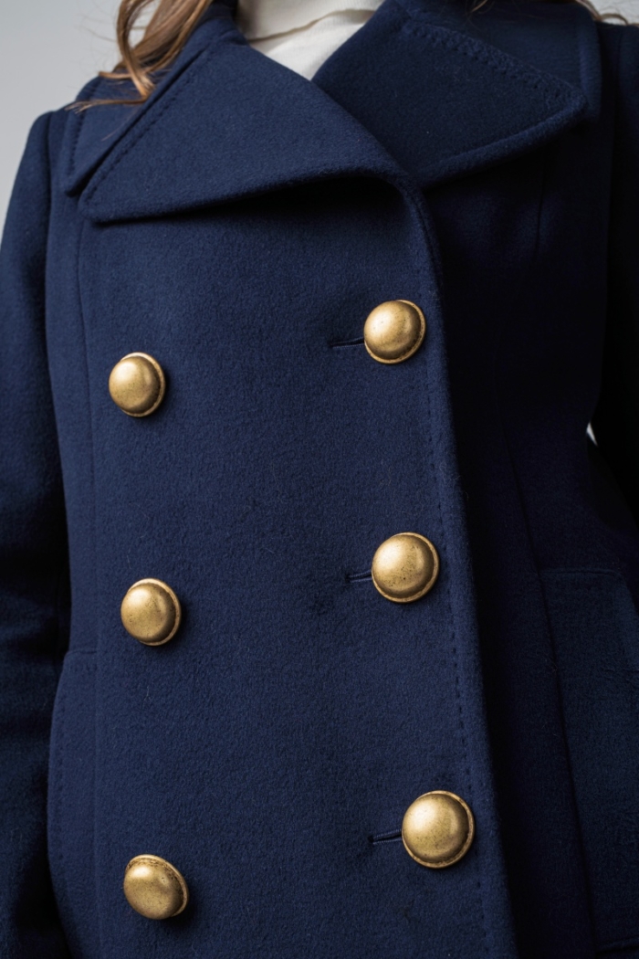 Varteks Ženski kratki mornarsko plavi kaput