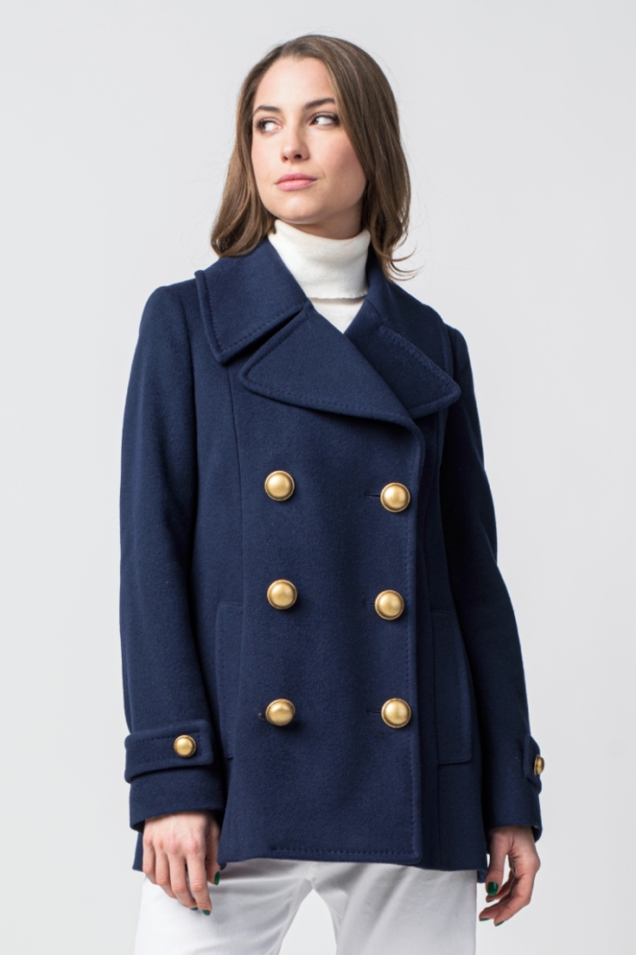 Varteks Ženski kratki mornarsko plavi kaput