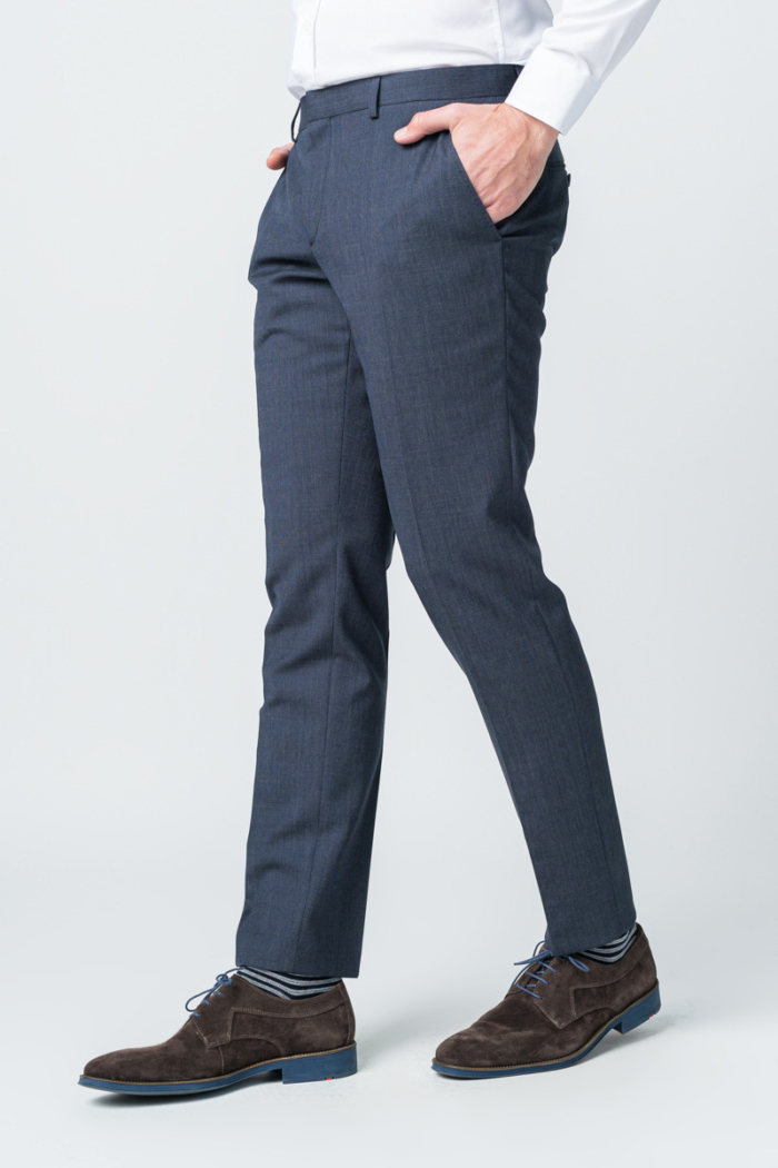Varteks Dark blue suit trousers - Slim fit