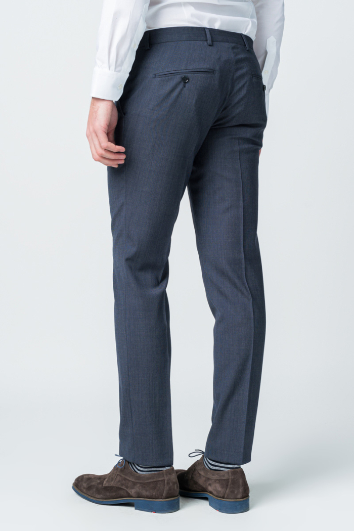 Varteks Dark blue suit trousers - Slim fit