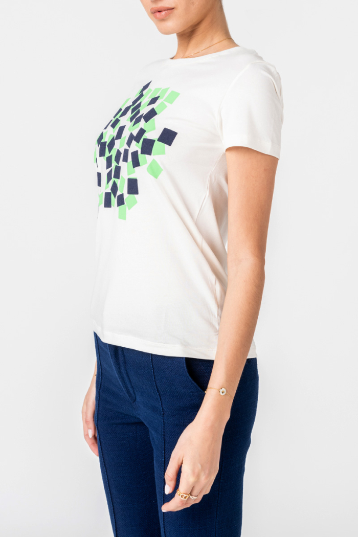 Varteks Ženska majica s dvobojnim printom