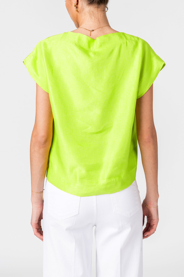 Varteks Neon zelena ženska majica