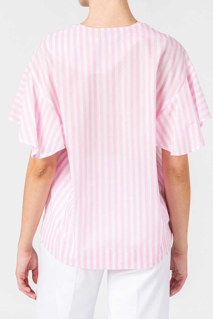 Varteks Ružičasto-bijela prugasta bluza
