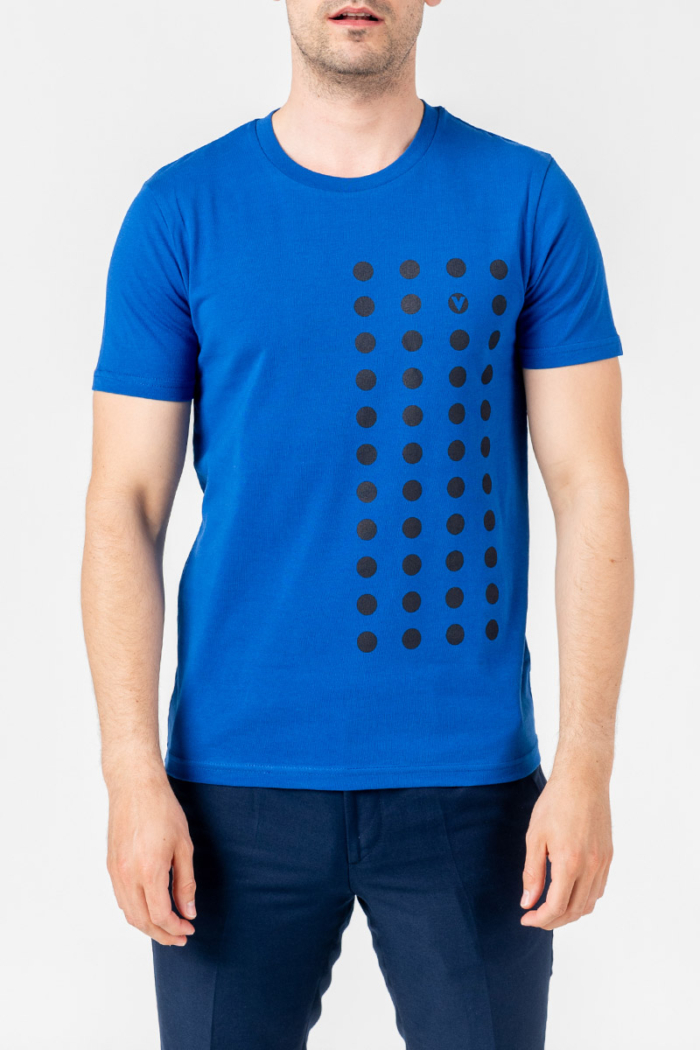 Varteks Muška plava majica s printom