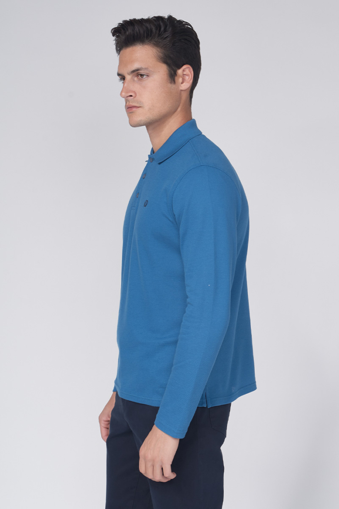 Varteks Pamučni pulover otvoreno plave boje