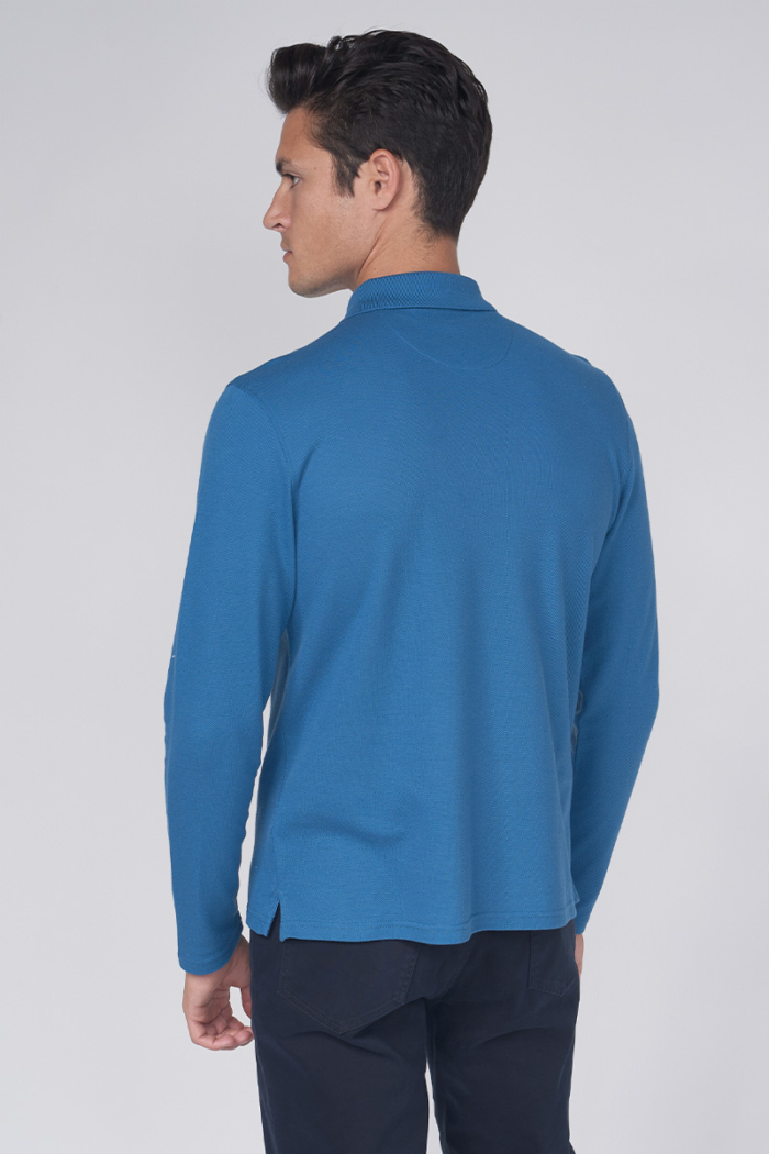 Varteks Pamučni pulover otvoreno plave boje