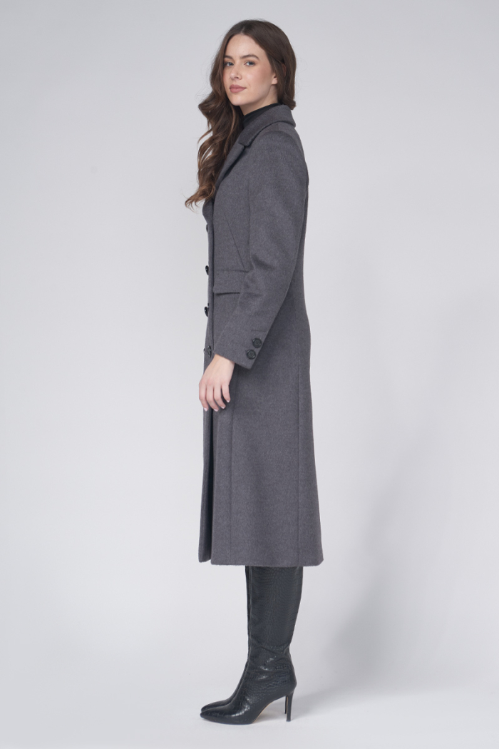Varteks Limited Edition - Dugi ženski sivi kaput