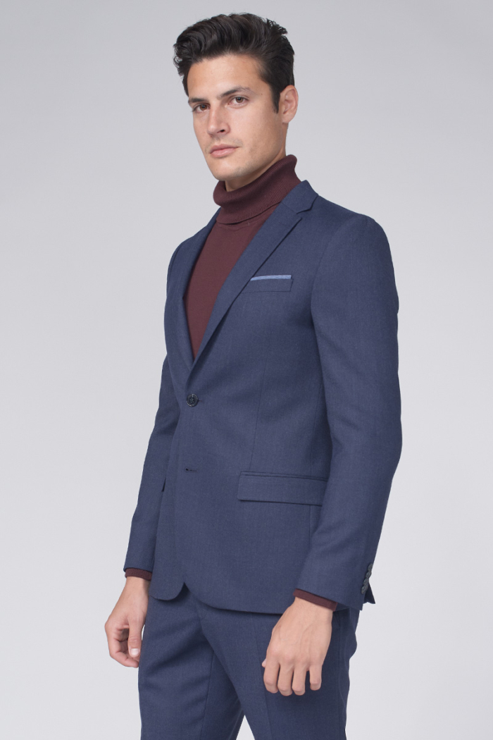 Varteks YOUNG - Tamno plavi muški sako od odijela - Slim fit