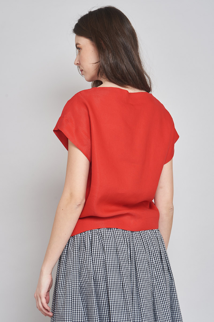 Varteks Crvena ženska majica kratkih rukava