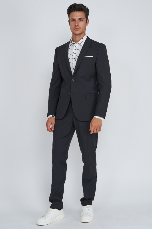 Men's black suit trousers – Slim fit – Varteks d.d.